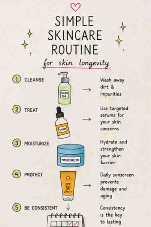 Simple-skincare-routine-for-skin-longevity