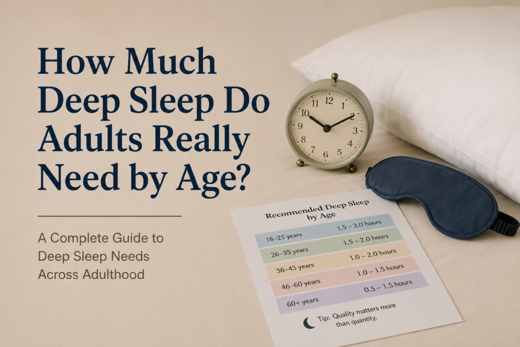 How Much Deep Sleep Do Adults Really Need by Age?